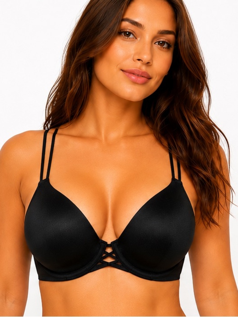 victoria’s secret very sexy push up bra black size 32DDD Classic Minimalist